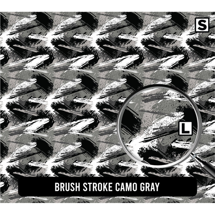Brush Stroke Camo Gray