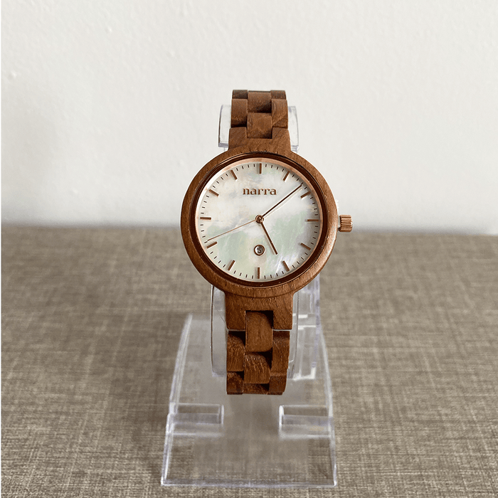 Capiz in Teak and White (NW07)