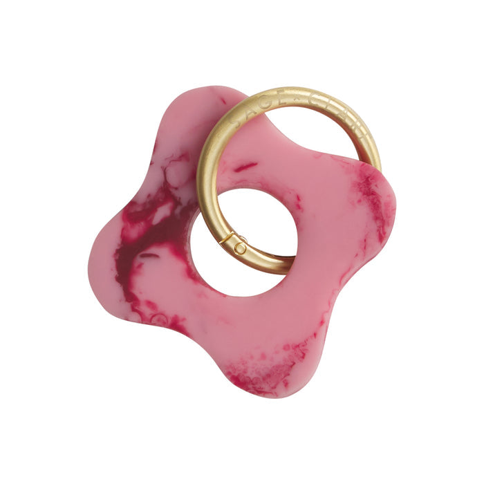 Carla Keyring - Crimson