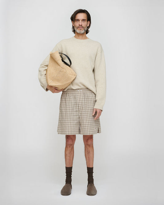 Carlito - Shorts - Creme/Grey