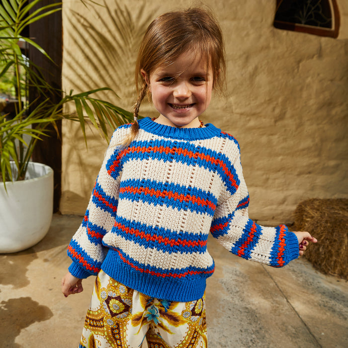 Carmila Kids Knit Jumper - Azure