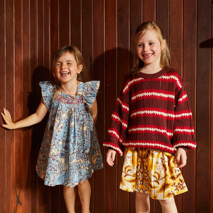 Carmila Kids Knit Jumper - Garnet