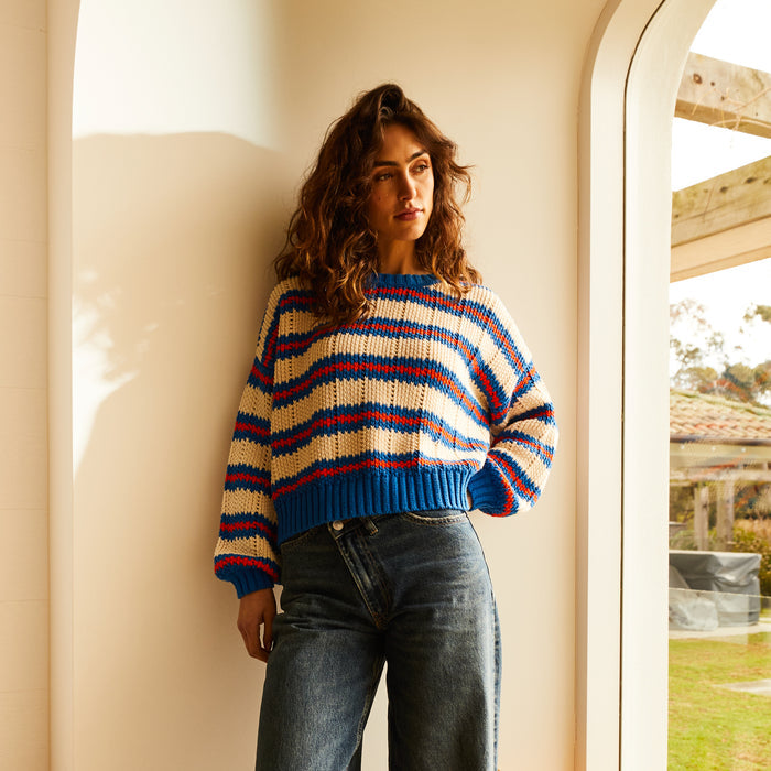 Carmila Knit Jumper - Azure