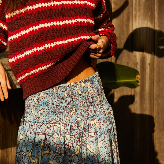 Carmila Knit Jumper - Garnet
