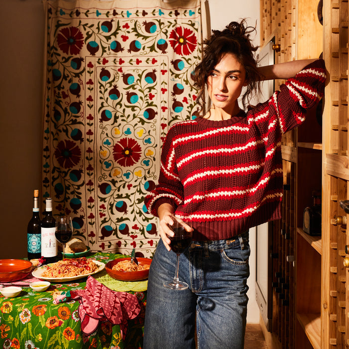 Carmila Knit Jumper - Garnet