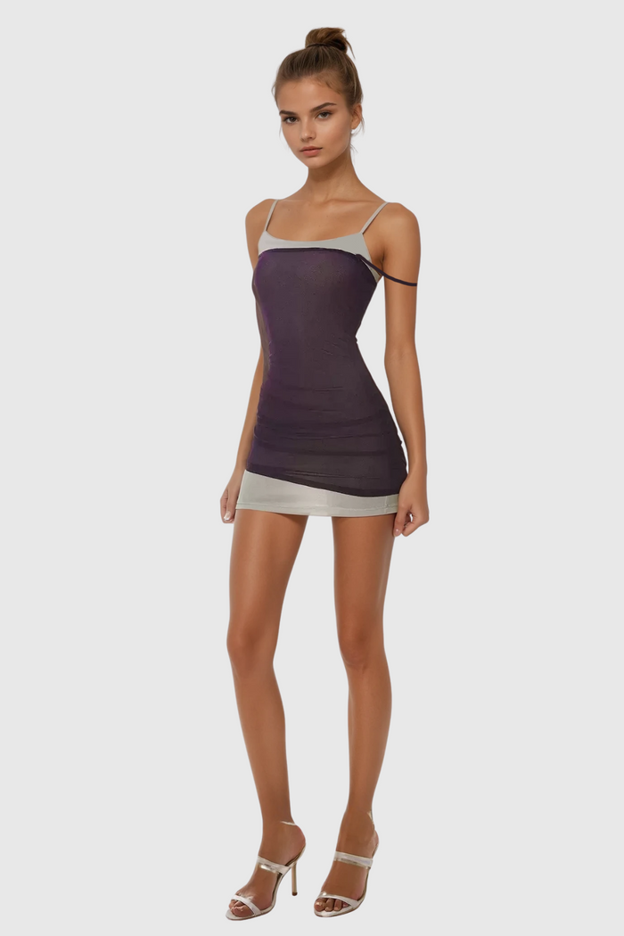 Carole Spaghetti Bodycon Mini Dress