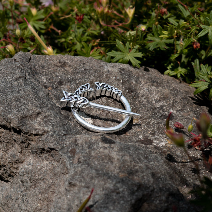 Celtic Trinity Knot Brooch and Shawl