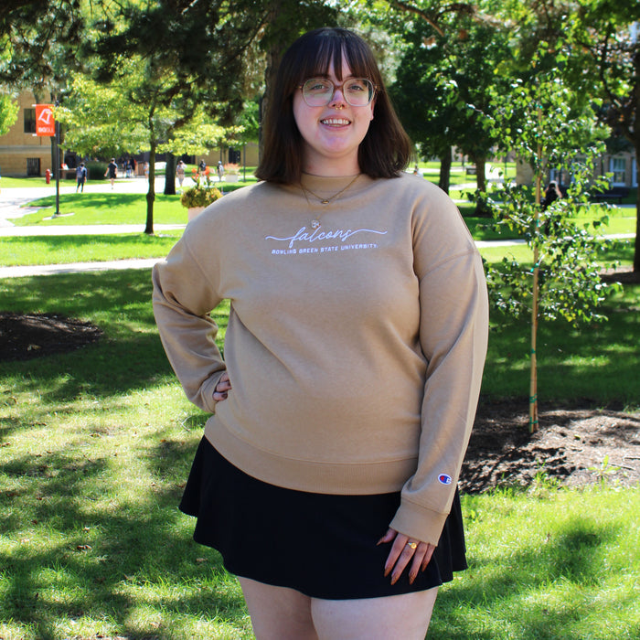 Champion Ladies Falcons B.G.S.U. Triumph Fleece Mock Crew