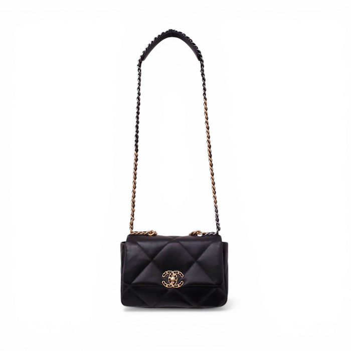 CHANEL 19 BLACK FLAP BAG
