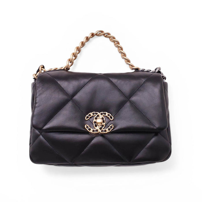 CHANEL 19 BLACK FLAP BAG