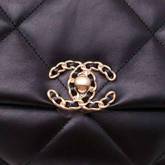 CHANEL 19 BLACK FLAP BAG