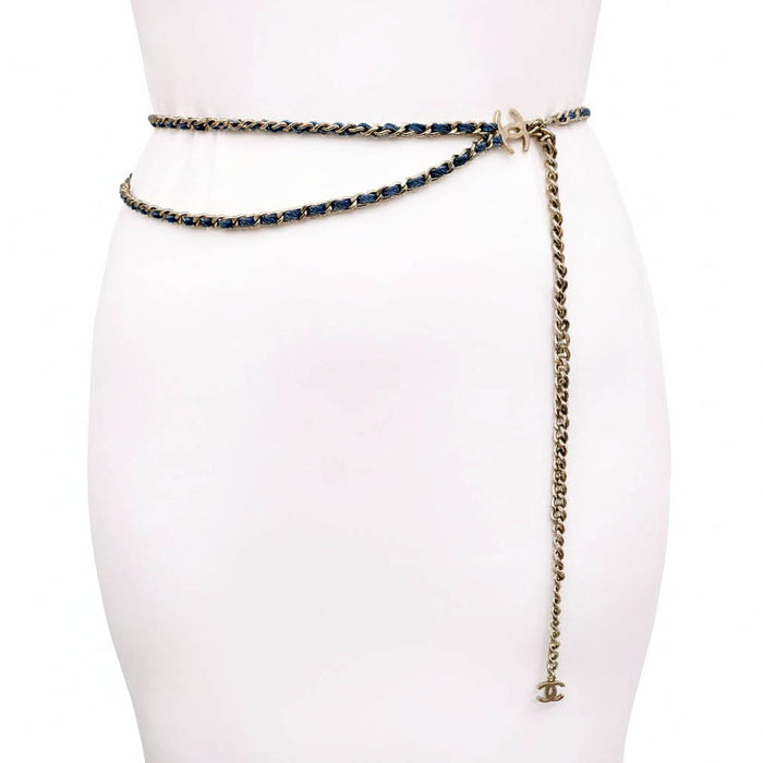 CHANEL DENIM CHAIN BELT