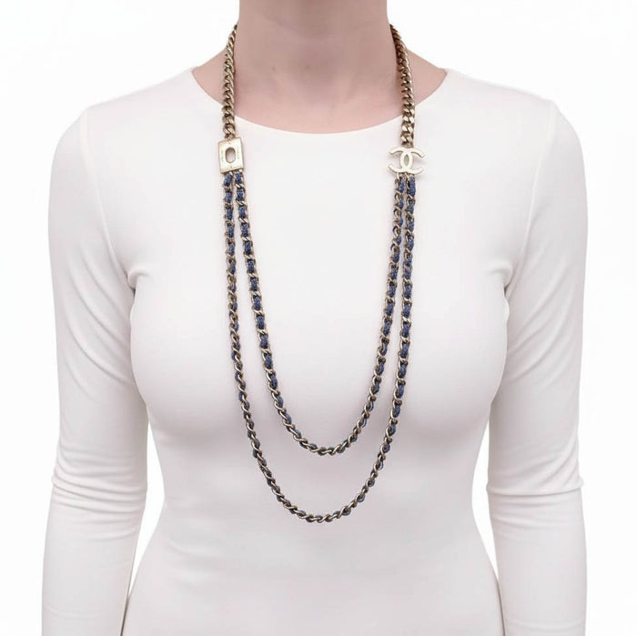 CHANEL DENIM CHAIN BELT