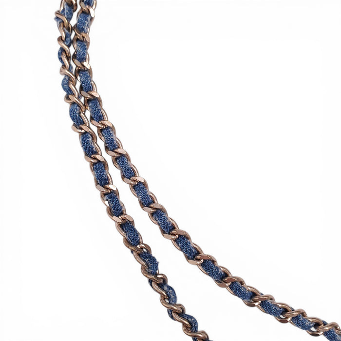 CHANEL DENIM CHAIN BELT
