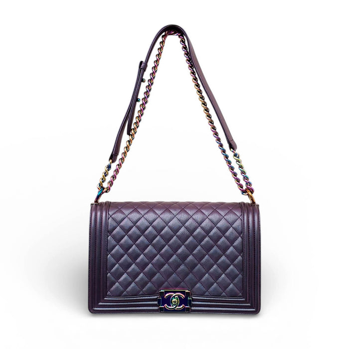 CHANEL IRIDESCENT BOY BAG