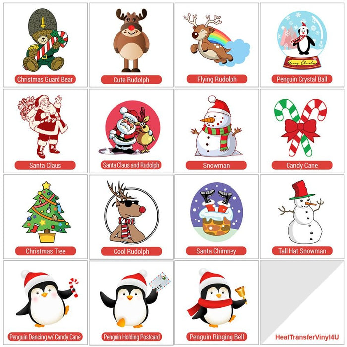 Christmas Theme PAC Adhesive Vinyl (8")