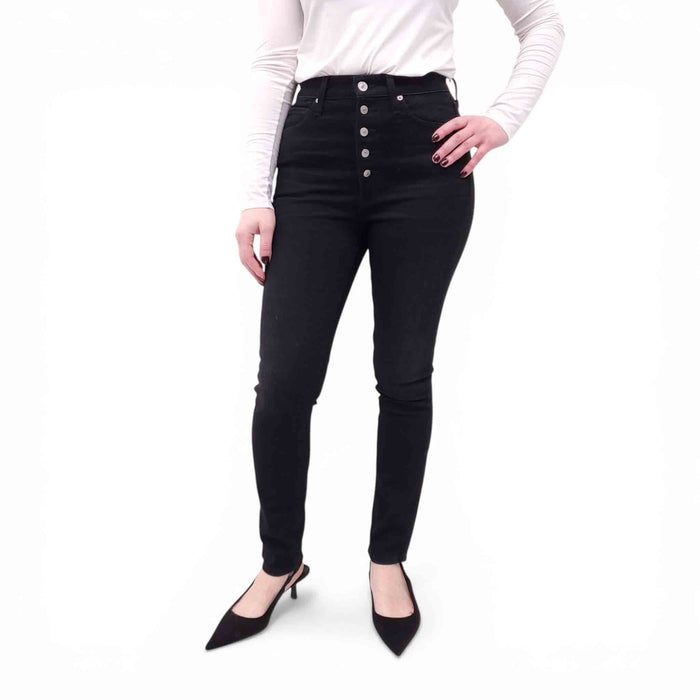 CITIZENS OF HUMANITY BLACK 'OLIVIA HIGH RISE SLIM ANKLE' JEANS - SIZE 26