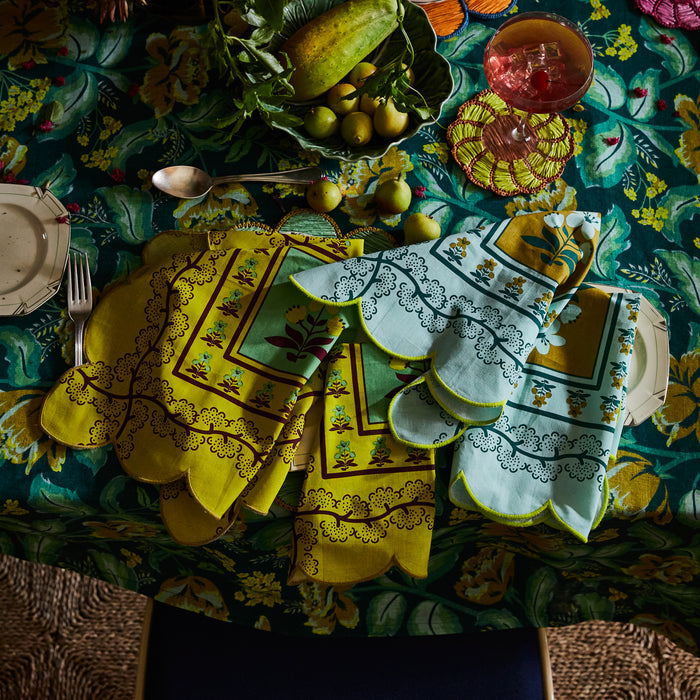 Claire Napkin Set - Jade