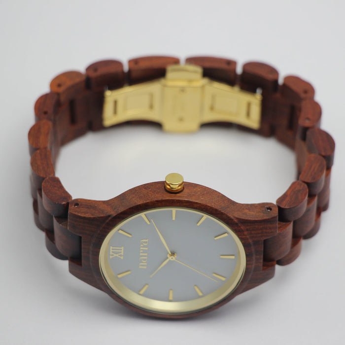 Classic Dawn in Red Sandalwood and White (NW01)