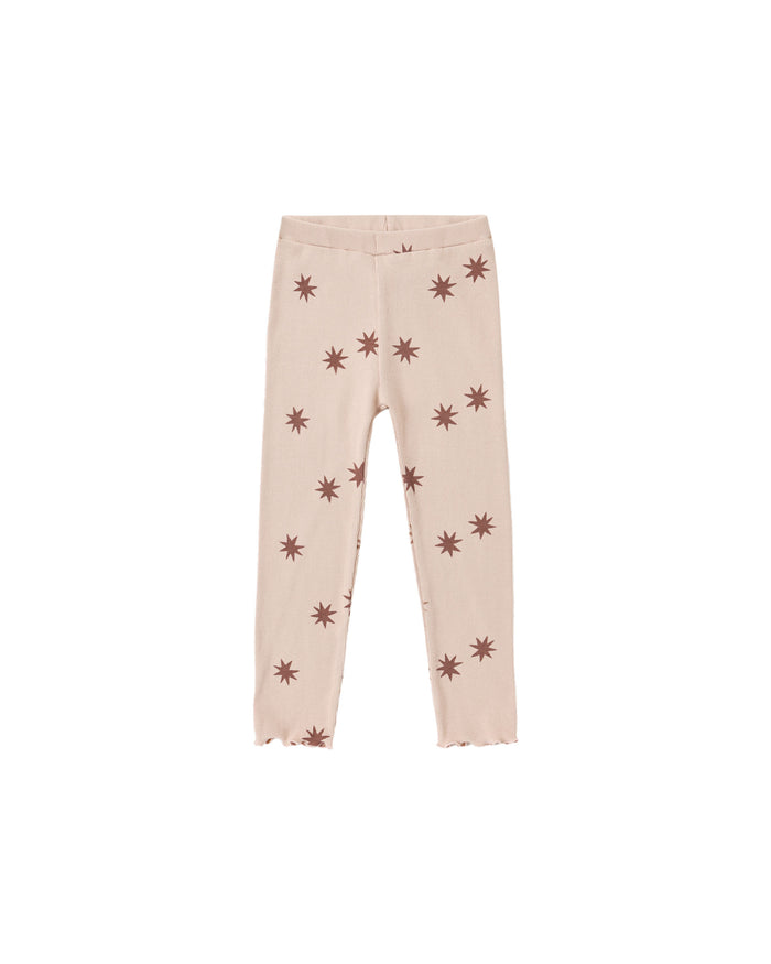 Coast Ribbed Legging || Clay Stars