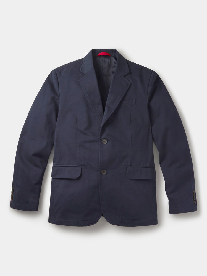 Aubin Navy Coleby Lightweight Cotton Blazer | Cotton Jacket