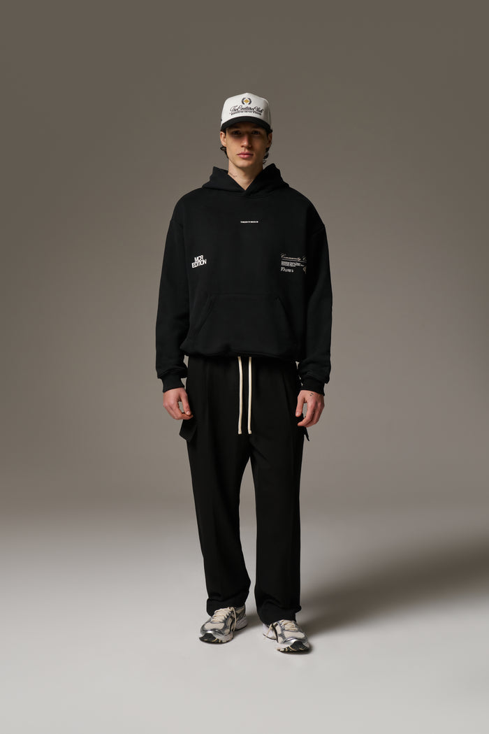 COMMUNITY CAPSULE HOODIE - BLACK