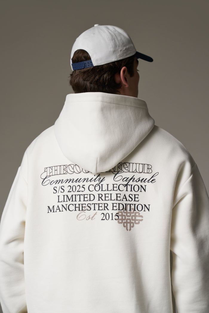 COMMUNITY CAPSULE HOODIE - OFF WHITE
