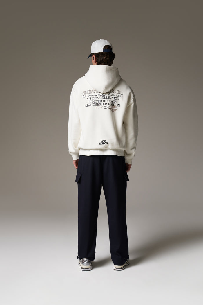 COMMUNITY CAPSULE HOODIE - OFF WHITE