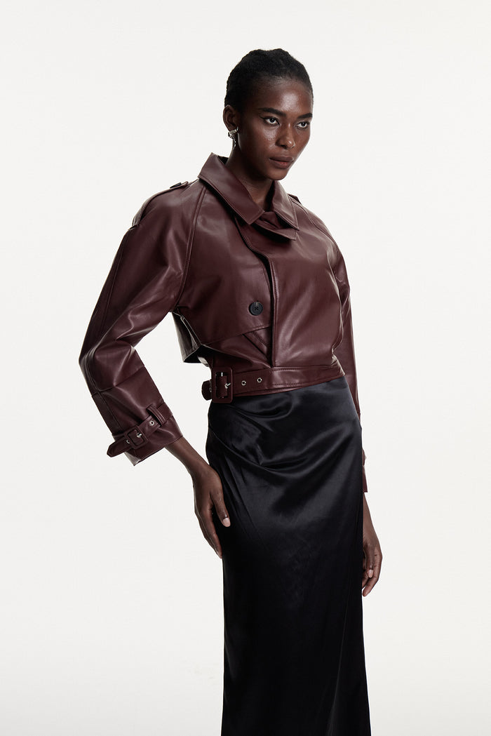 Conley Asymmetric Leather Jacket