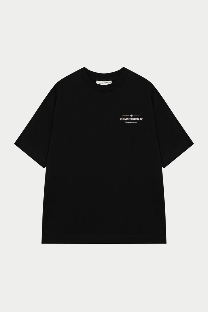 COPYRIGHT MULTI GRAPHIC T-SHIRT - BLACK