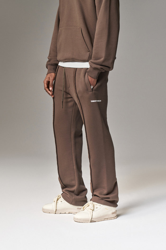 COPYRIGHT STRAIGHT LEG JOGGERS - BROWN