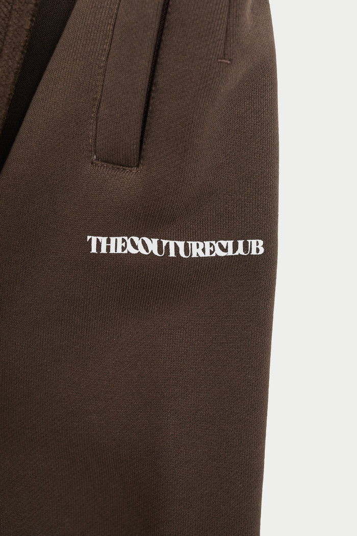 COPYRIGHT STRAIGHT LEG JOGGERS - BROWN