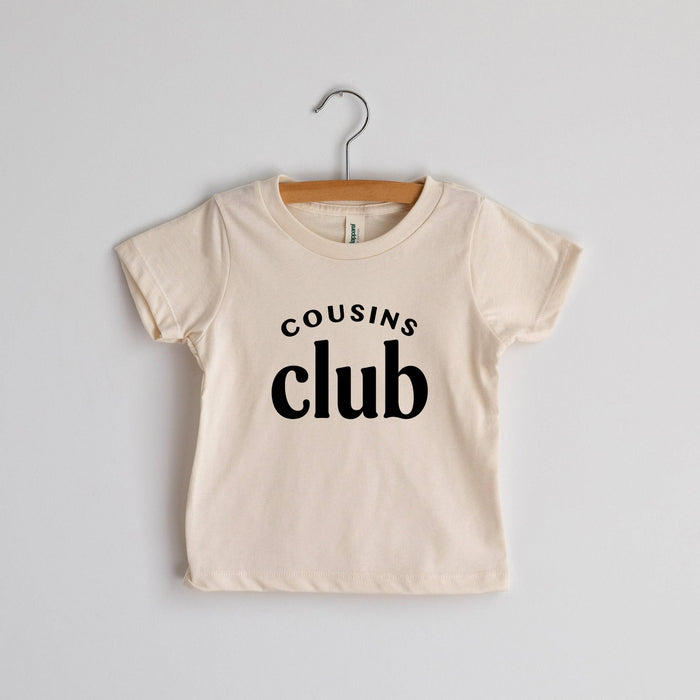 Cousins Club Organic Baby & Kids Matching Tee (12-18Mo, 18-24Mo) - Wee Bee Baby Boutique