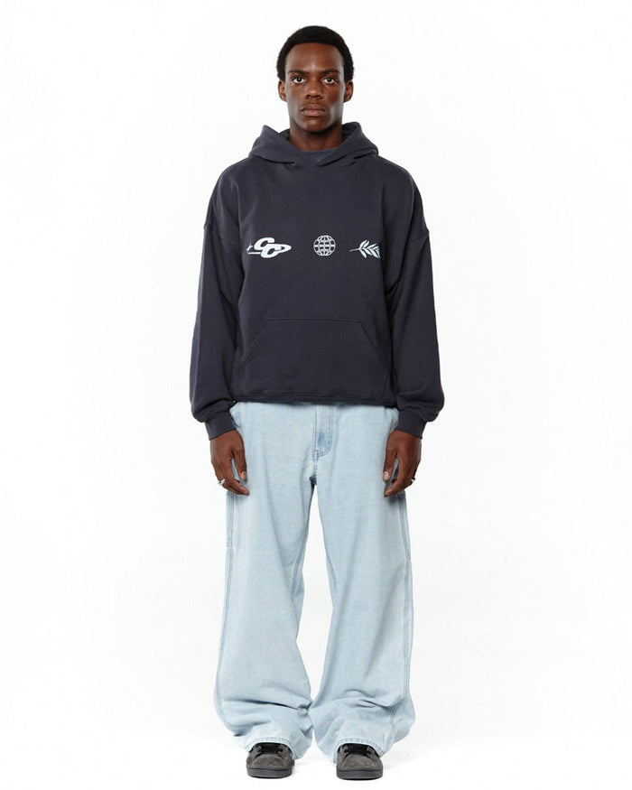 CREATING HOODIE DARK BLUE - COLD CULTURE #man