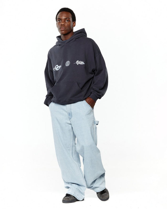 CREATING HOODIE DARK BLUE - COLD CULTURE #man