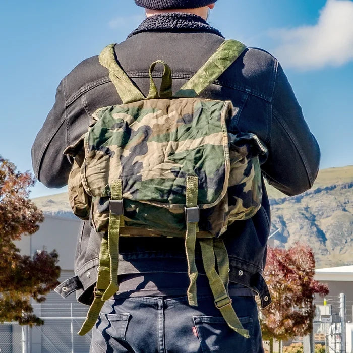 Croatian Army Woodland Backpack - Croatian Army Surplus - Day Packs