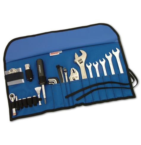 Cruz Roadtech H3 Tool Kit HD: A complete travel tool kit solution for Harley Davidson motorcycles, the CruzTOOLS RoadTech H3