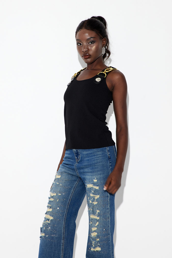 Cupido Embellished Sleeveless Top