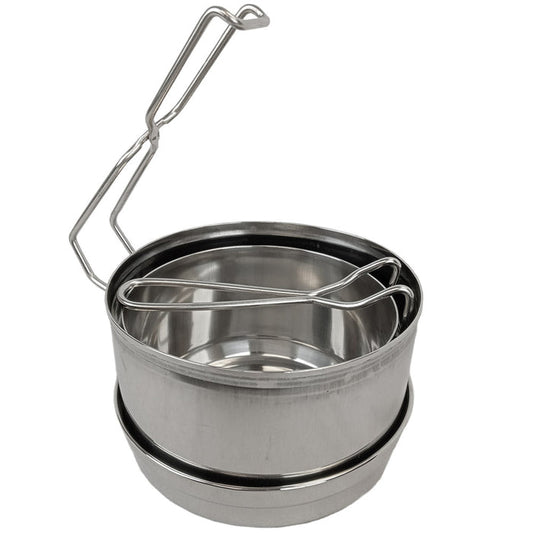 Czech Style Stainless Steel Mess Kit - Czech Army Surplus - Mess Kits