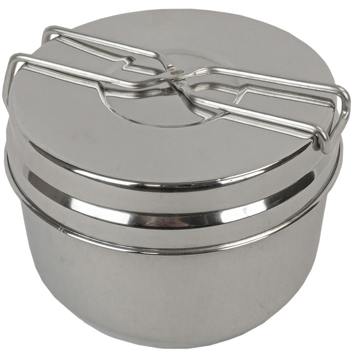 Czech Style Stainless Steel Mess Kit - Czech Army Surplus - Mess Kits