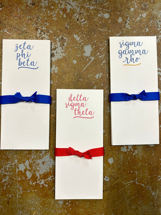 D9 - Sorority Notepads