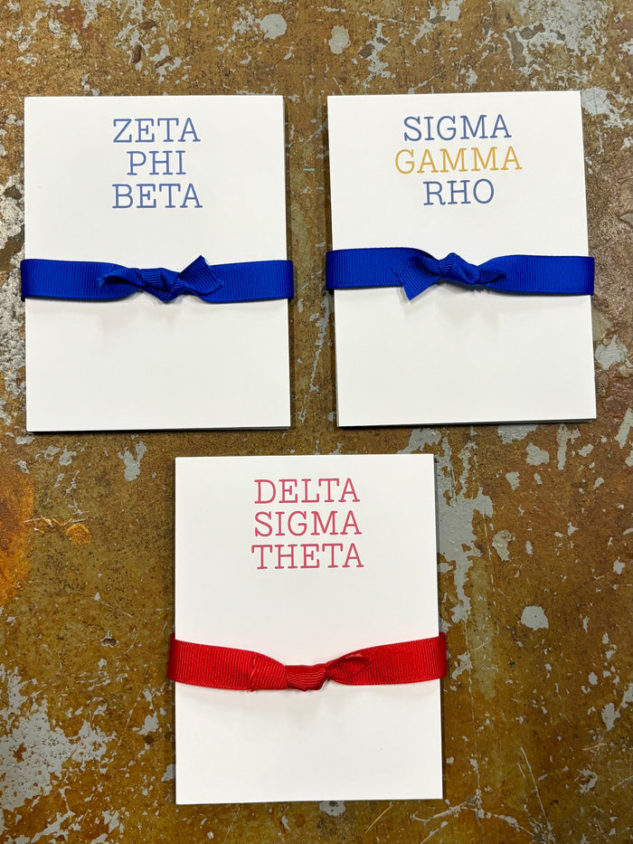 D9 - Sorority Notepads