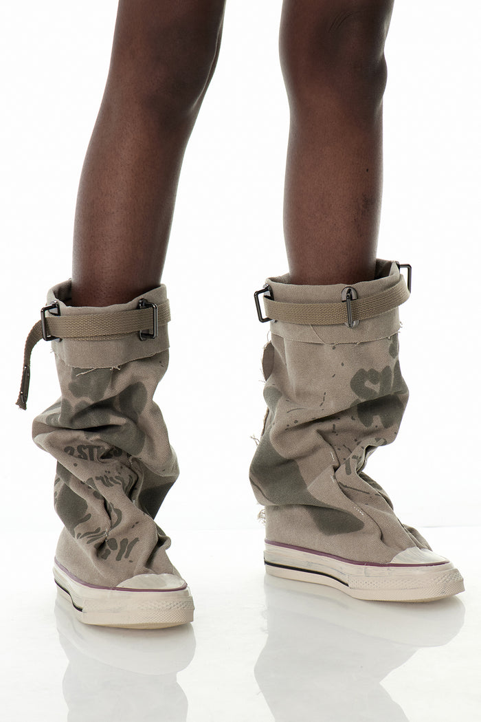 Dacian Print Denim Shoes