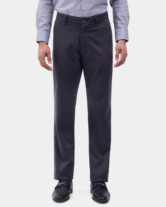 Dark Grey Textured Khakis - Monta