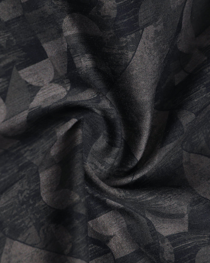 Dark Olive Printed Shirt - Zykos
