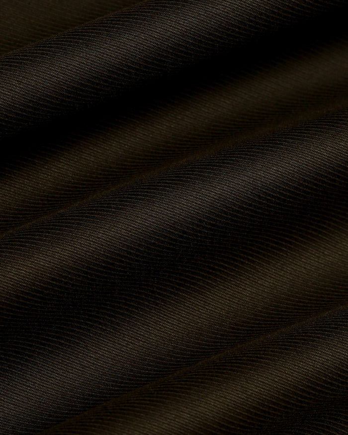 Dark Olive Unwrinkle Solid Khakis - Sinai