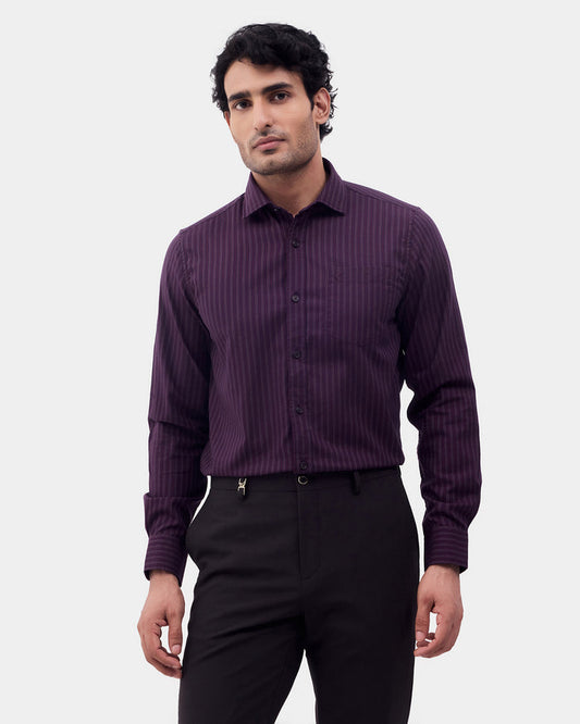 LONG SLEEVE INDIA FIT STRIPE SHIRT