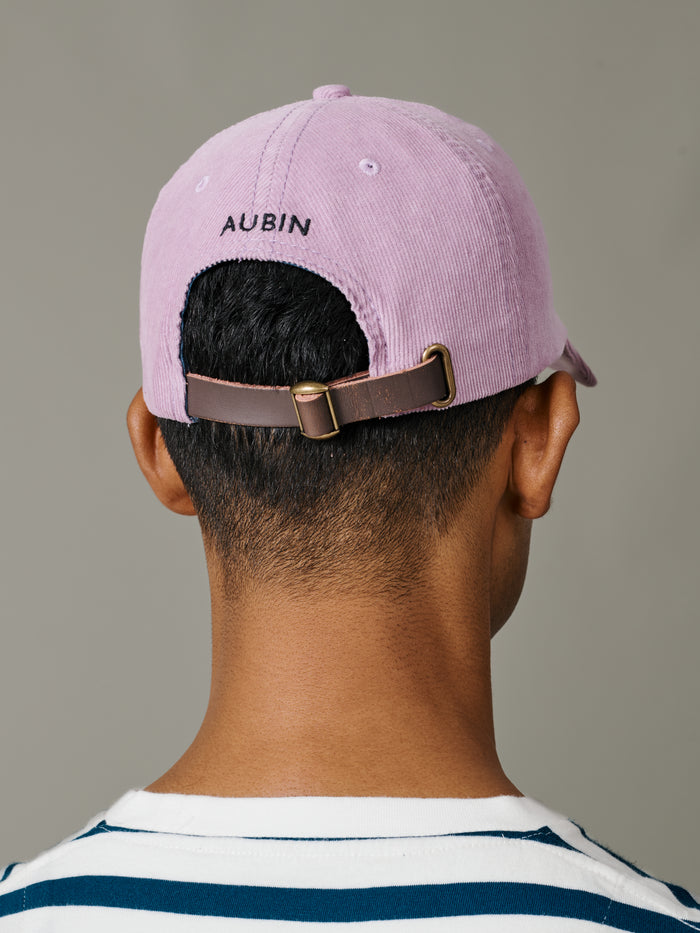 Aubin Lilac Dearne Cord Cap | Hats