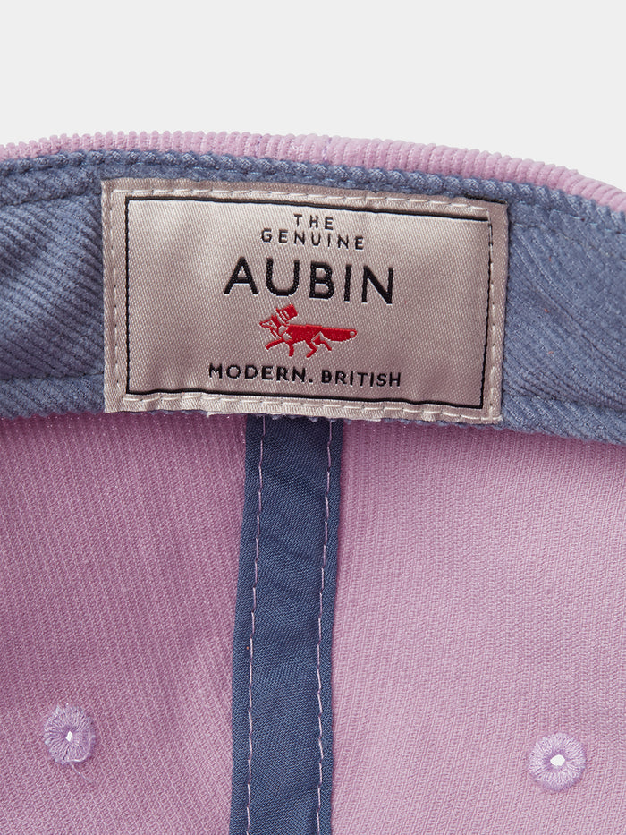 Aubin Lilac Dearne Cord Cap | Hats