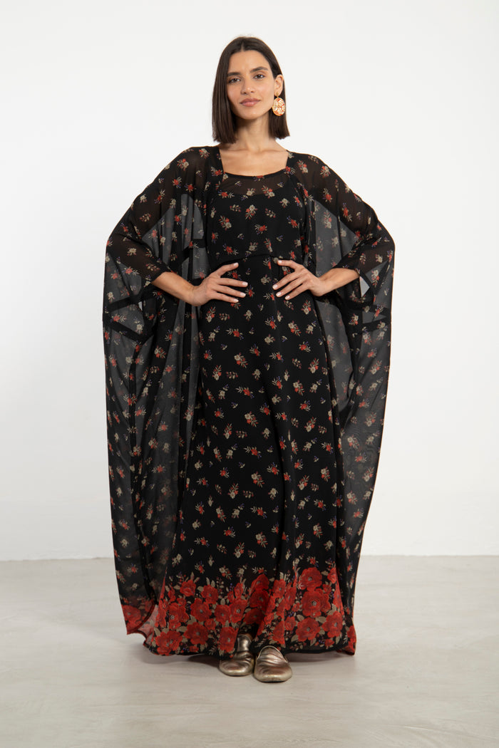 Deli Printed Silk Dress